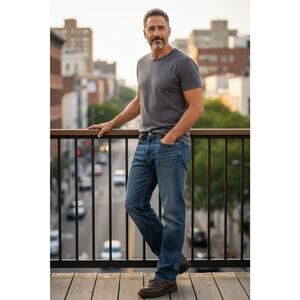 Carhartt 101483-968 Holter Relaxed Fit Jeans 31×34 NWT Dark Blue Work Denim